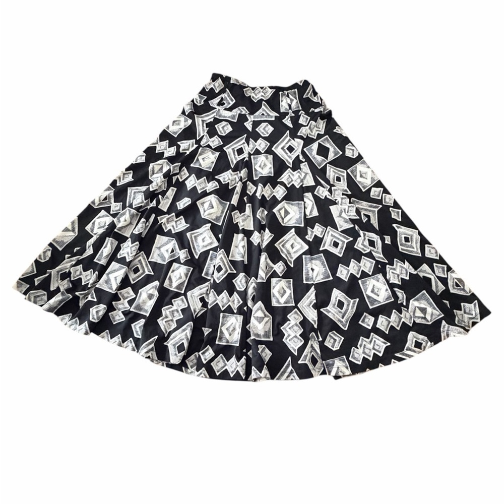 Women’s’ Lapis Black and White Women's Skirt Size M